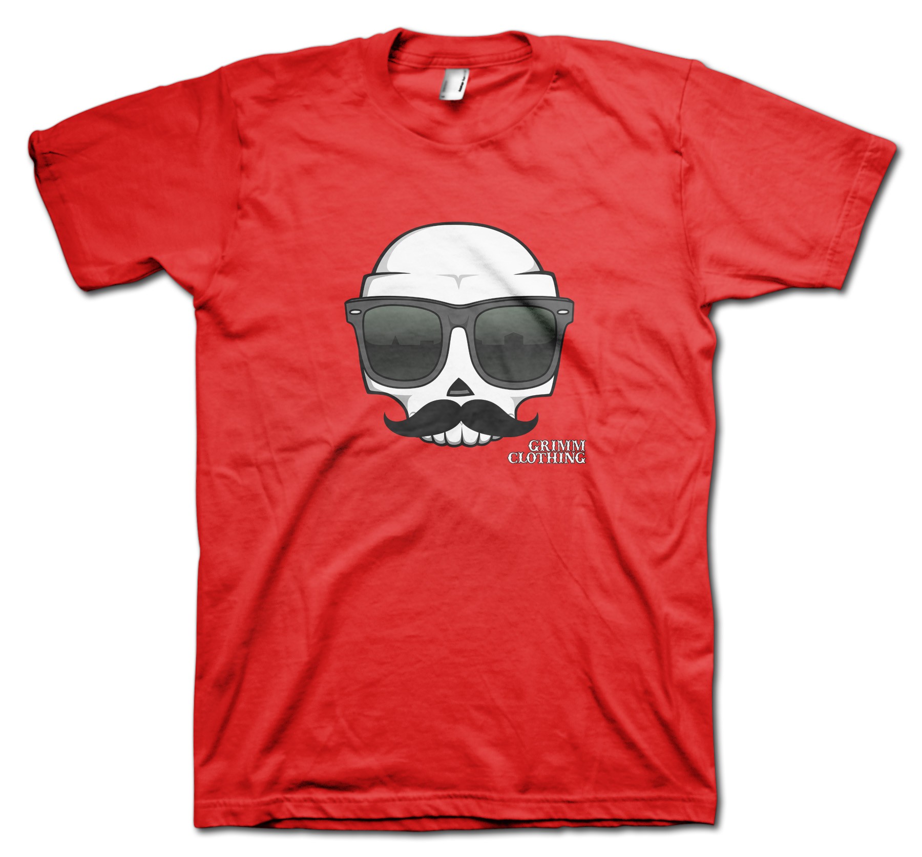 Shades Carlos Moustache T-Shirt by Grimm Clothing