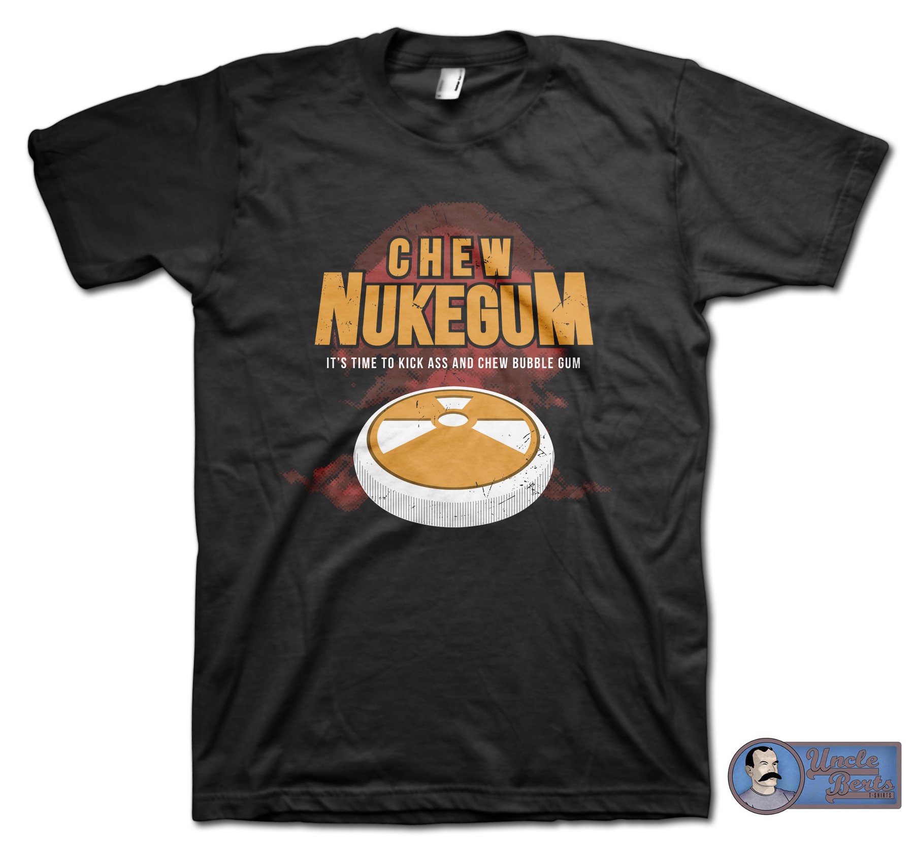 Chew Nukegum inspired by the Duke Nukem series T-Shirt